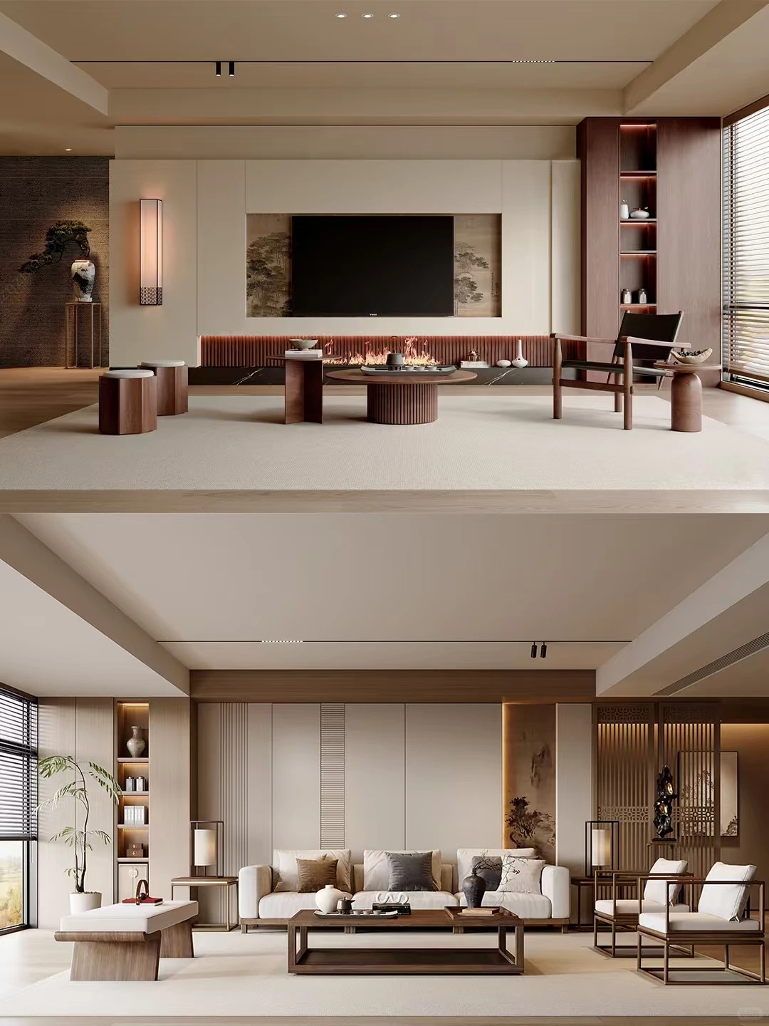 越看越爱的8套宋氏美学风格客厅设计